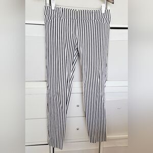 New York & Company Size 2 Women's Striped Stretch Skinny Fit Dress Pants